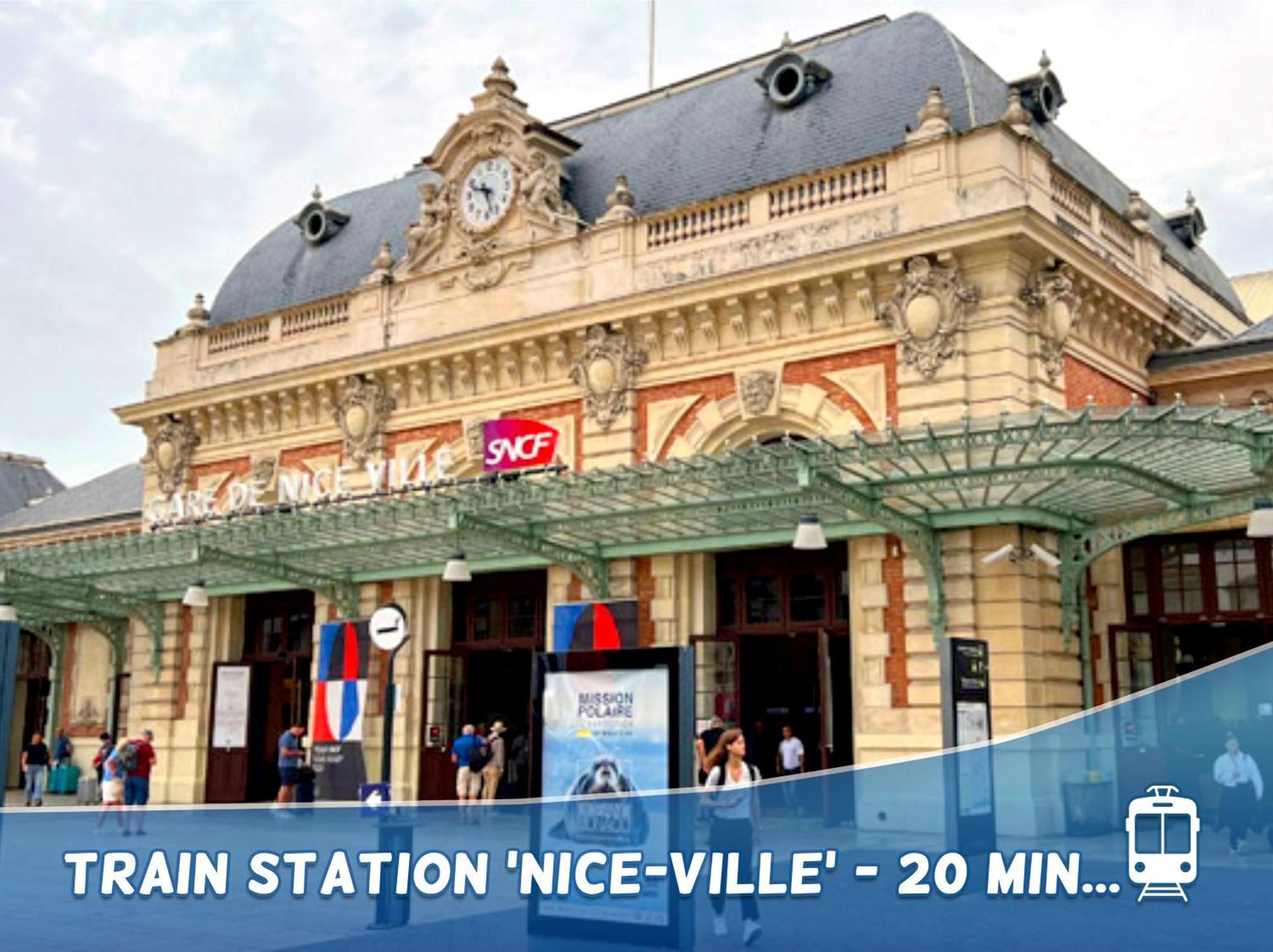1 Min To The Beach Apartment - Kitchen - Tramway - Air Conditioner - Wifi - Promenade Des Anglais Nice Exteriér fotografie