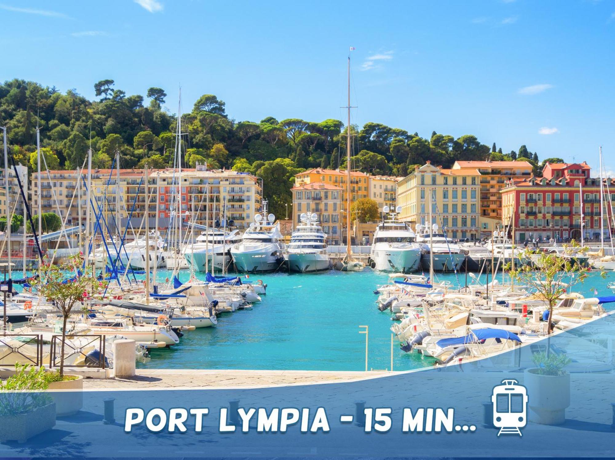 1 Min To The Beach Apartment - Kitchen - Tramway - Air Conditioner - Wifi - Promenade Des Anglais Nice Exteriér fotografie